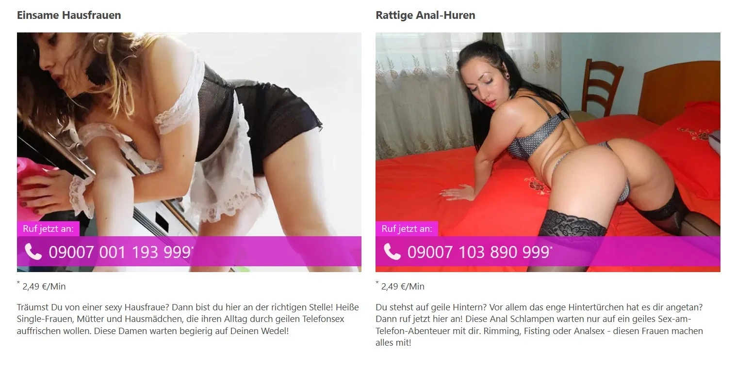 Telefonsex anrufen